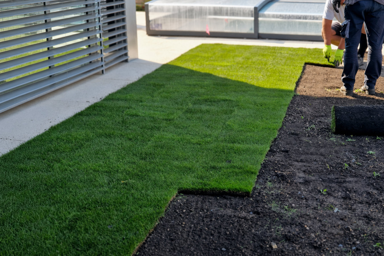 Commercial turf installation in Fort Walton Beach, FL