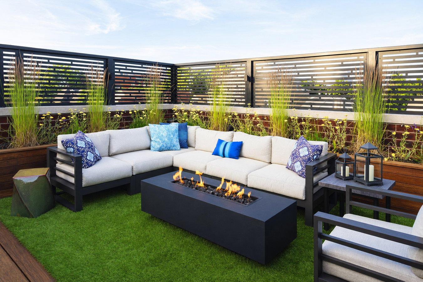 Turf for rooftop gardens in Fort Walton Beach, FL